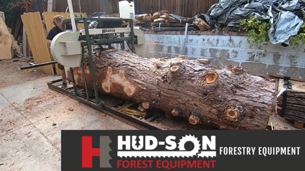 Milling A Pound Foot Sequoia Tree With A Hud Son Forest