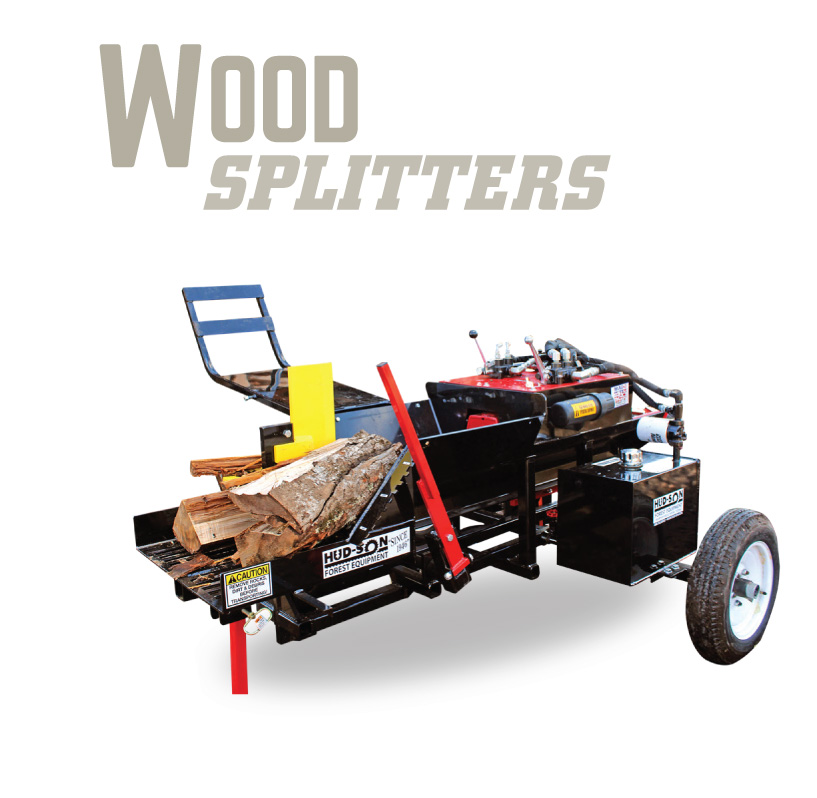 Wood splitters by Hud-son Forest Equipment